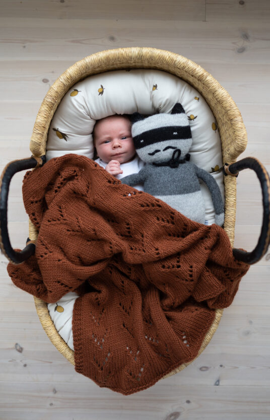 babypledd strikkeoppskrift for nybegynnere