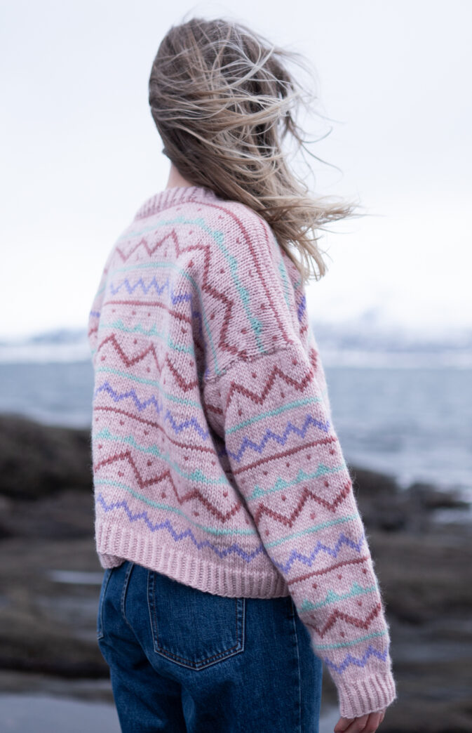 beginner friendly pattern knitting women sweater