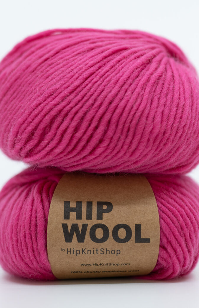 hot pink yarn hip wool
