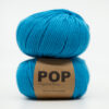 bright blue merino yarn
