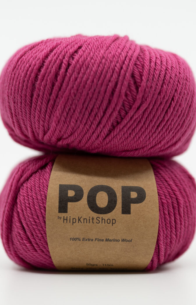 raspberry pink yarn