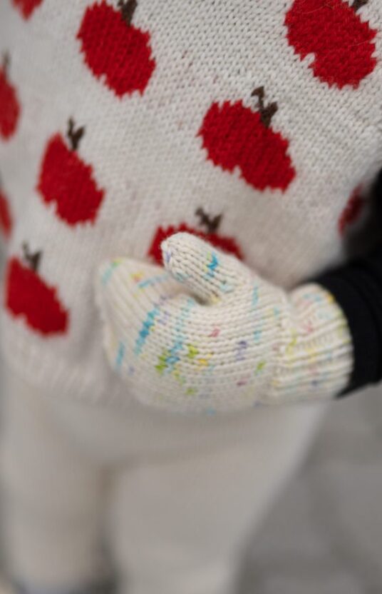knitting pattern easy mittens kids