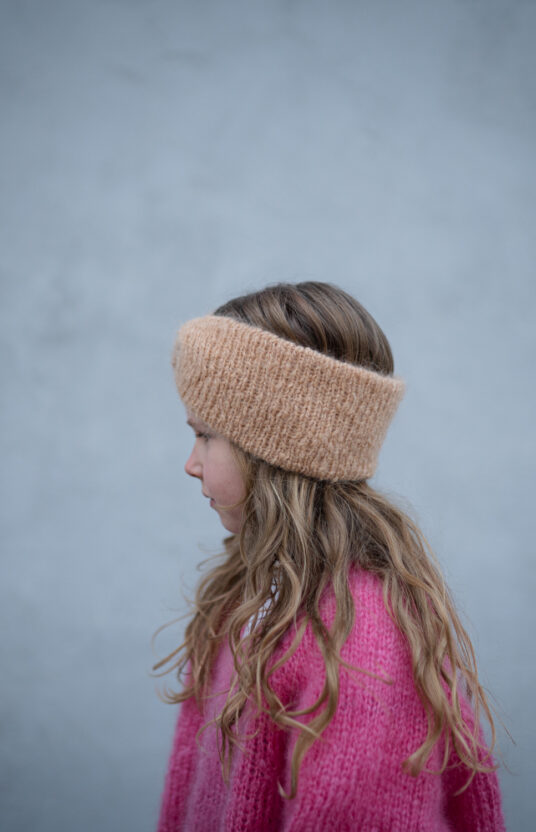 pannebånd strikkeoppskrift mohair