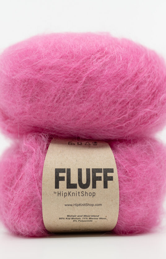 Fluff mohair pink Bubblegum