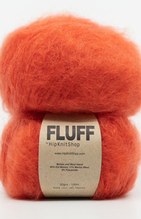 red mohair yarn