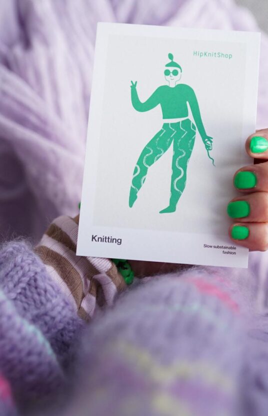 knitting slow sustainable fashion