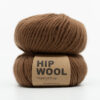 brown wool yarn