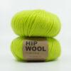 neon green yarn