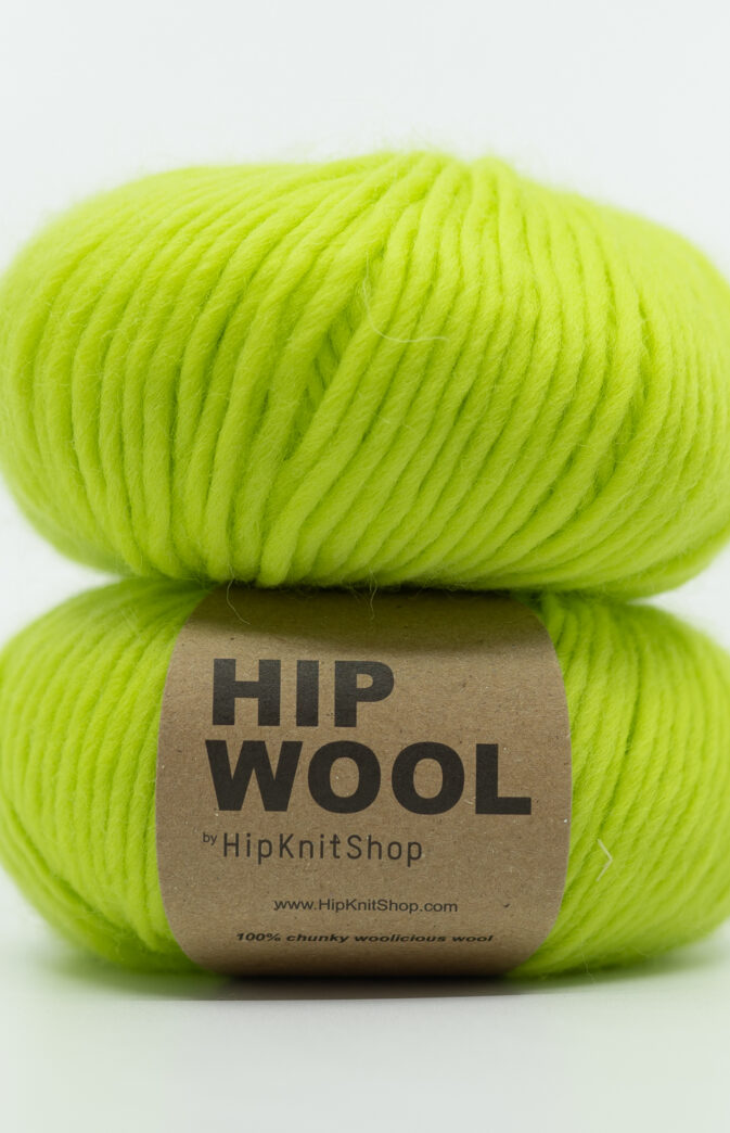 neon green yarn
