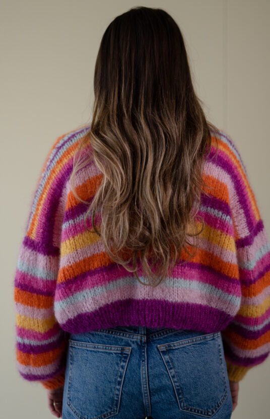 stripejakke dame oppskrift