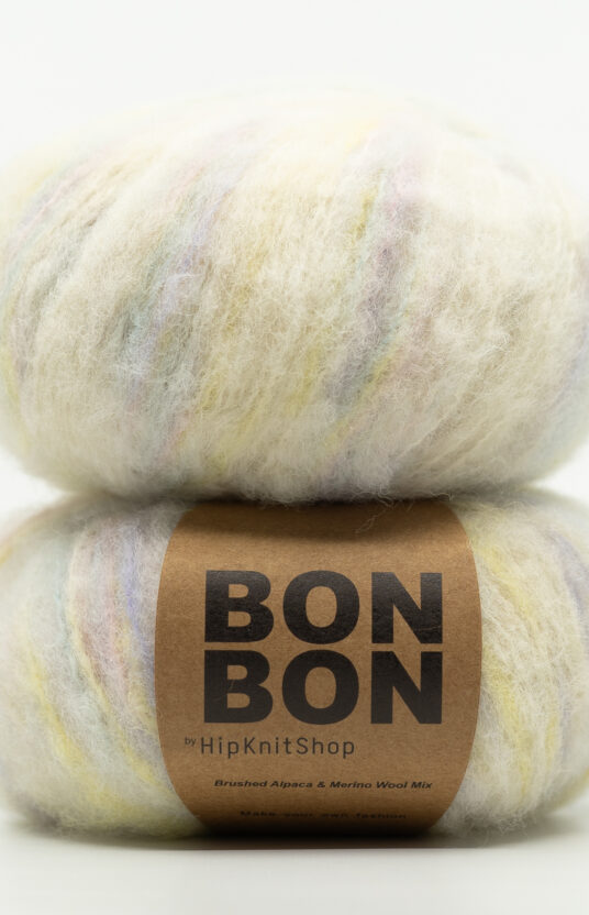 håndfarget garn BonBon