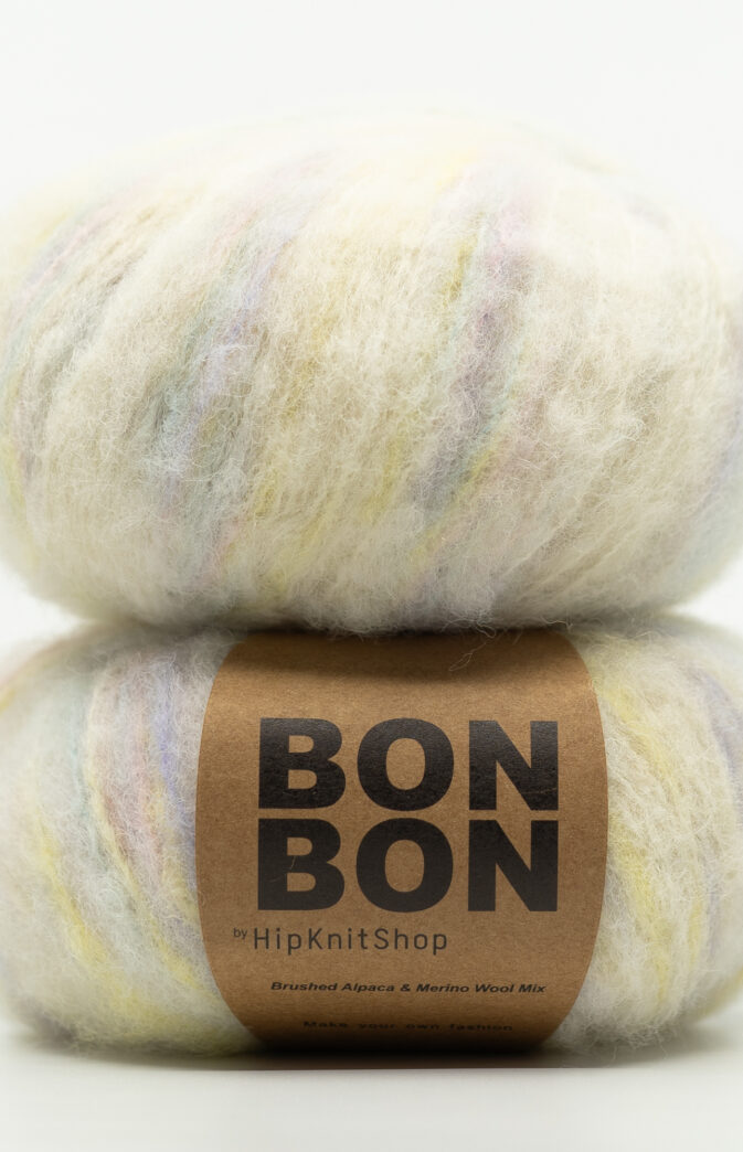 håndfarget garn BonBon