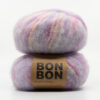 lilla håndfarget garn bonbon