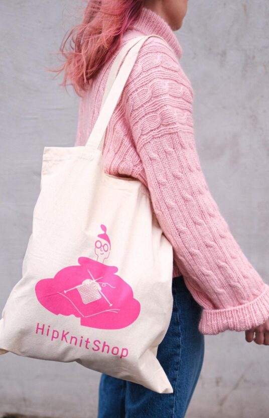 shopping veske bomull