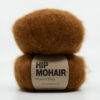 mohair garn karamellbrun