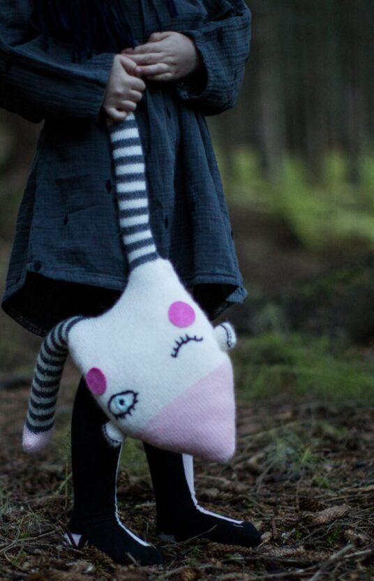 knitted doll toy / stuffed animal doll