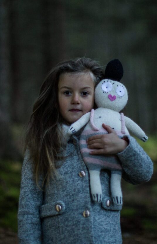 Esther knitted doll