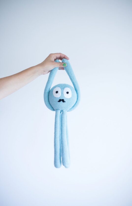 Handmade toy octopus