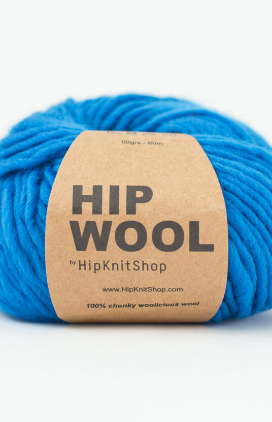 HIP WOOL, Blue wool yarn 100 % wool