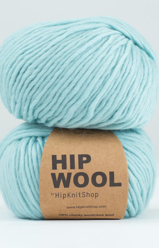 light blue yarn