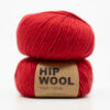 red wool yarn