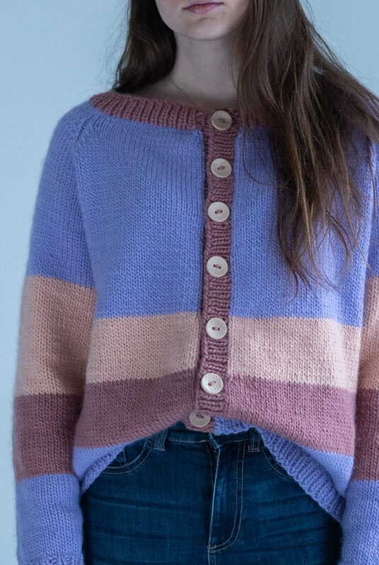 easy knittingpattern womens cardig