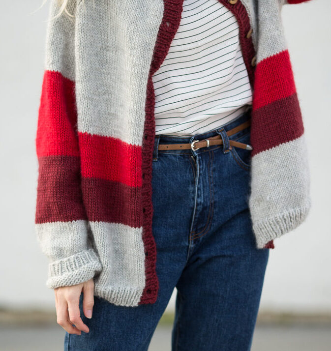 easy knittingpattern womens cardigan