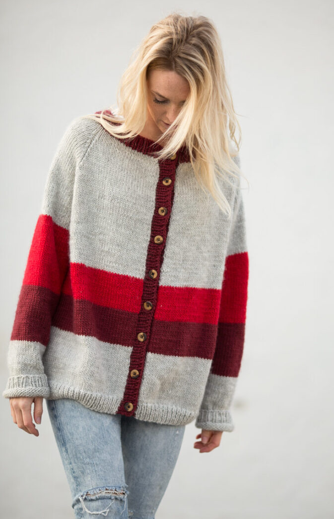 ella jacket strikkeoppskrift