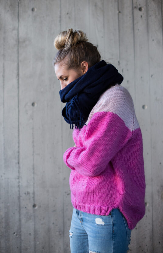 Lola sweater knitting kit / strikkeoppskrift genser dame