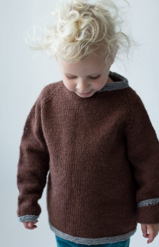 knitting pattern kids sweater