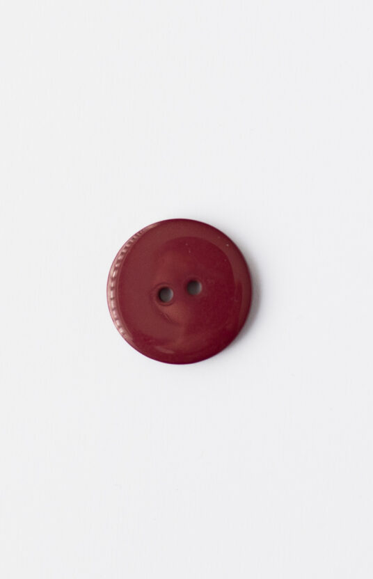 plastknapp rundt vinrød 28 mm