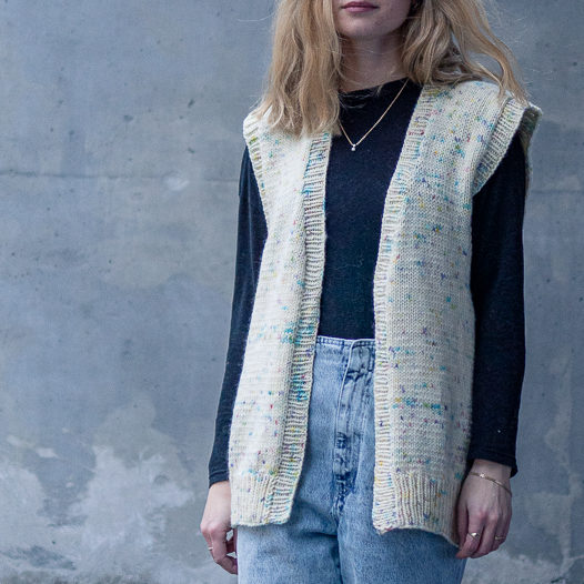 knitted vest women pattern