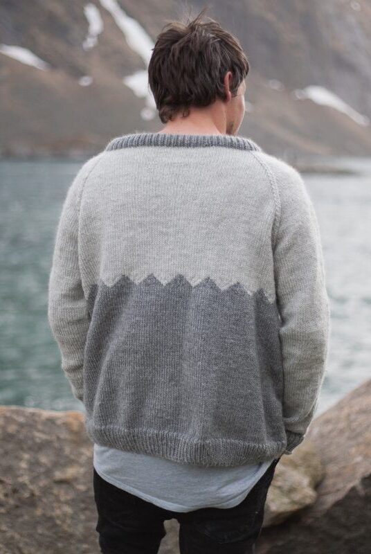 knitting pattern men sweater