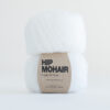 white hip mohair yarn