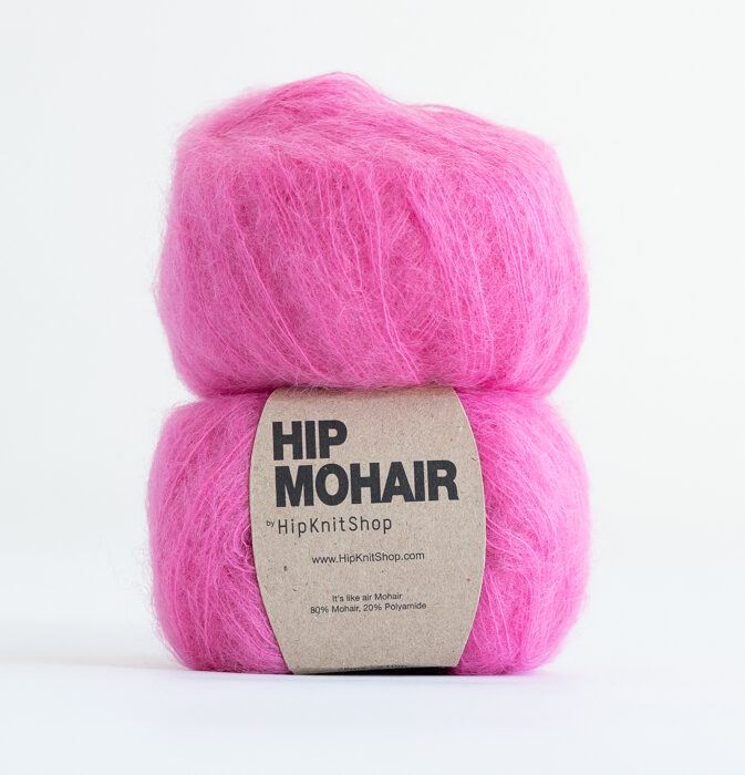 pink mohair yarn