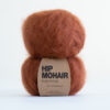 mohair yarn chestnut brown