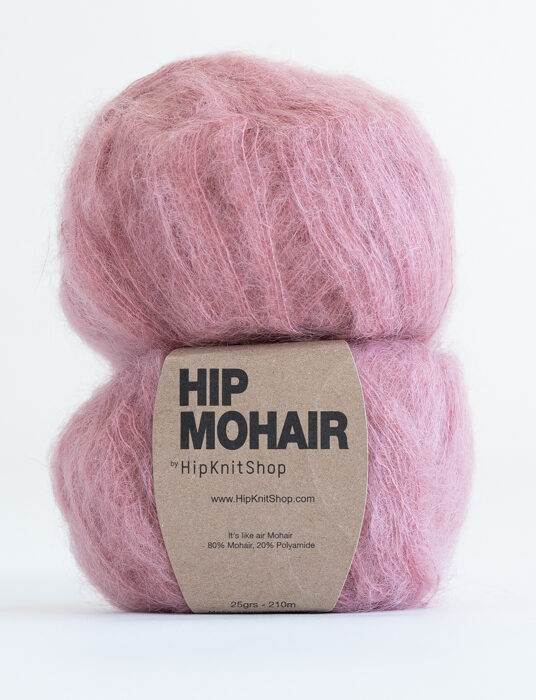 blush pink mohair yarn
