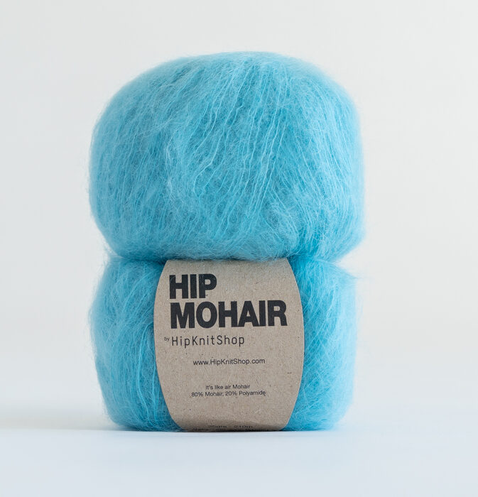 turquoise mohair yarn