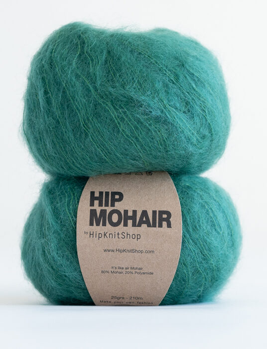 green mohair yarn