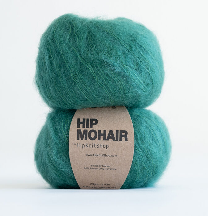 green mohair yarn