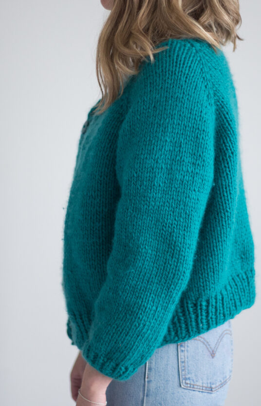 chunky cardigan women knitting pattern