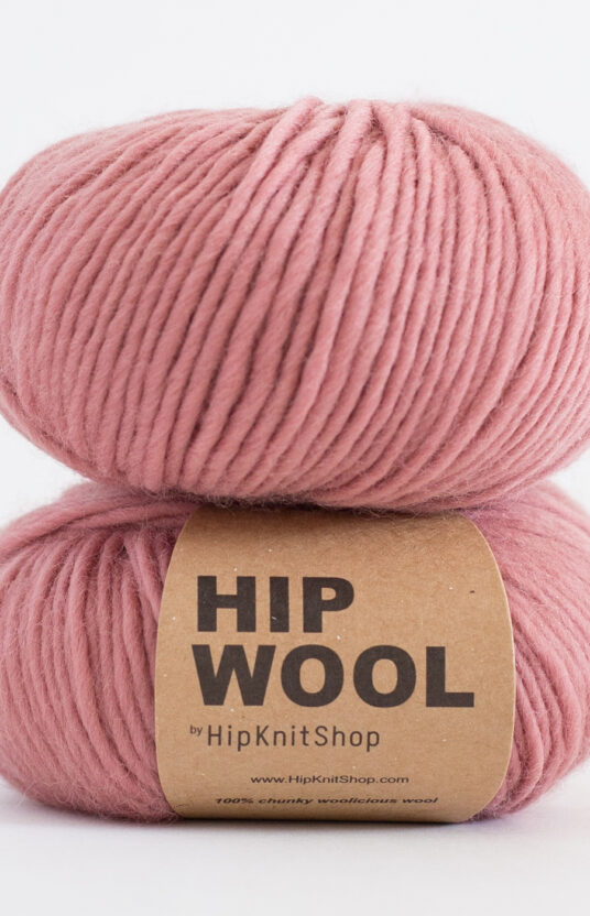 blush colored yarn Hip wool