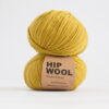 Honey ochre colored yarn
