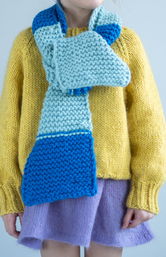 scarf knitting pattern beginners