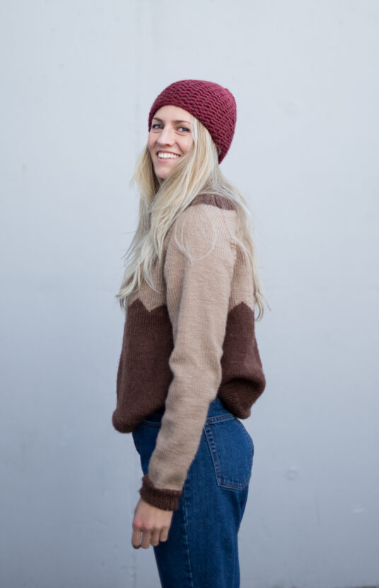 easy knitting pattern beanie