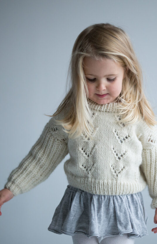 knitting pattern kids sweater