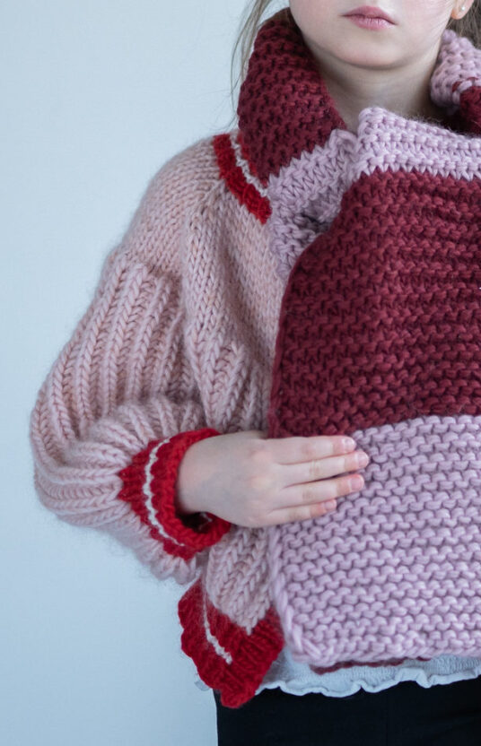 striped scarf knitting pattern