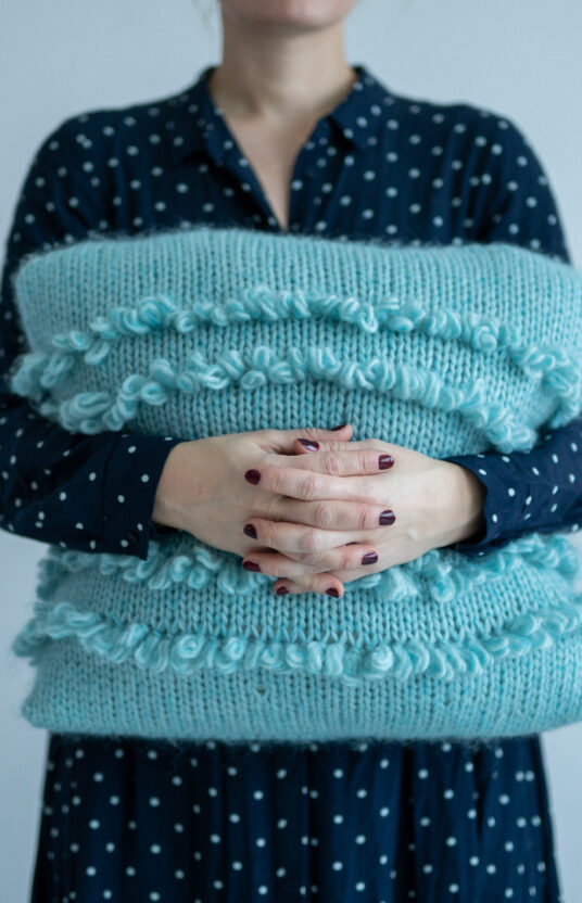 knitted pillow patterns