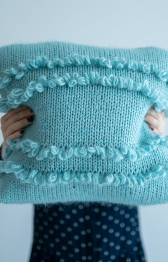knitted pillow patterns