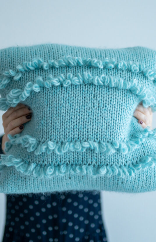 knitted pillow patterns